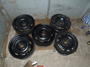 Стальные диски 15 5х100 (Audi, Mercedes, VW, Seat, Skoda)