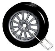 Противоугонное устройство. Блокиратор колеса