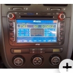 Штатная магнитола VW Volkswagen Bora, Passat, Golf, Polo, Skoda Superb