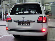 Задние светодиодные фары для Toyota LC 200.( Дымчатая)