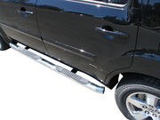 Подножки боковые(Труба со ступом)на Honda Pilot. Новые, нержавейка.