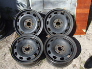 Стальные диски 15 5х100 на VW, Skoda, Audi, Seat