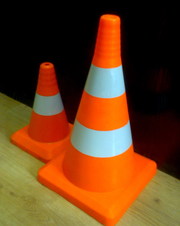 Конус дорожный от 24 грн,  конус c 1 полосой от 35, 40 грн (опт),  конус 