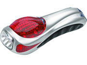 Фонарь автолюбителя с аварийным молотком, ножом, шилом, свистком.