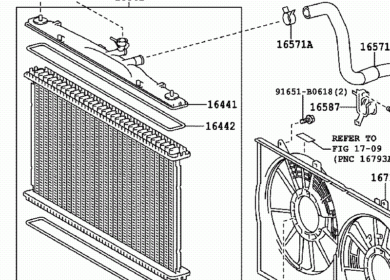 Радиатор охлаждения, RX350