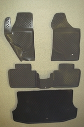 Автомобильные коврики с бортами в салон и багажное отделение