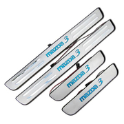 Накладки на пороги со светодиодной подсветкой Mazda 3