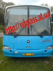 Автостекло триплекс, лобовое стекло для автобусов ПАЗ