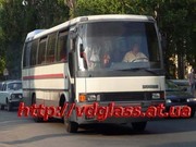 Автостекло триплекс, лобовое стекло для автобусов Икарус Ikarus