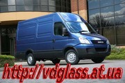 Автостекло триплекс, лобовое стекло для микроавтобусов Iveco