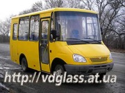 Автостекло триплекс, лобовое стекло для автобусов Тур TUR