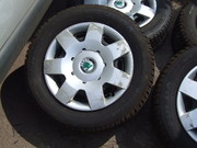 Зимние колеса 14 175/65 на дисках + колпаки