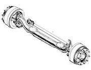  передняя  балка маз