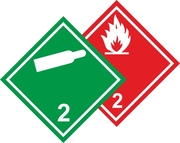 Знак маркировки опасных грузов, информационная таблица