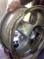 Сварка цветных сплавов в среде аргона,   Ремонт литых дисков 24ч. Киев 