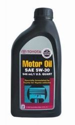 Оригинальное моторное масло TOYOTA 5w-30 (00279-1QT5W), 946ml