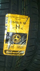 Новые зимние шины Continental 215/60 R16