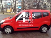 Передний салон, левое стекло {под оригинал} на Fiat Fiorino, Citroёn N