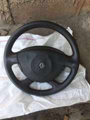 Руль Рено Лагуна 2 с подушкой, Renault Laguna II air bag, 8200071203B,