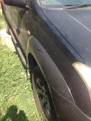 крыло правое черное тойота лэндкрузер прадо 120