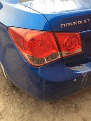 бампер задний на шевроле круз в оригинале