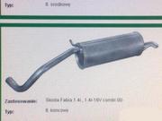 Глушитель SKODA FABIA 1.4 Kombi